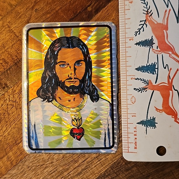 Vintage vending machine stickers Prism Jesus - Picture 2 of 7